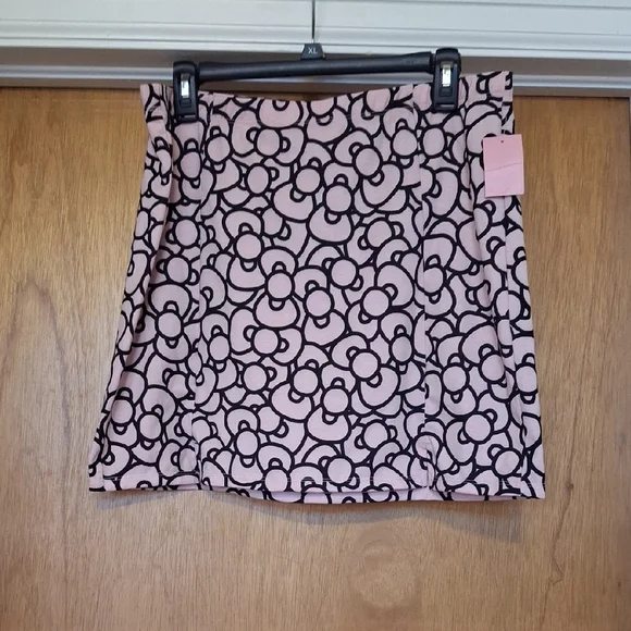Hello Kitty Pink & Black Mini Skirt - Picture 1 of 4